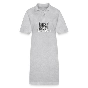 God's Plan Engelstatue - Gottes Plan - Stanley/Stella Frauen Bio-Polokleid PAIGER - Grau meliert - Vorne