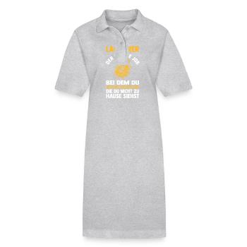 Car Painter Vehicle Painter Painter - Stanley/Stella PAIGER Organic Women’s Polo Dress - heather grey - Front