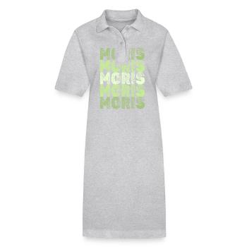 Moris als Moris - Stanley/Stella Frauen Bio-Polokleid PAIGER - Grau meliert - Vorne
