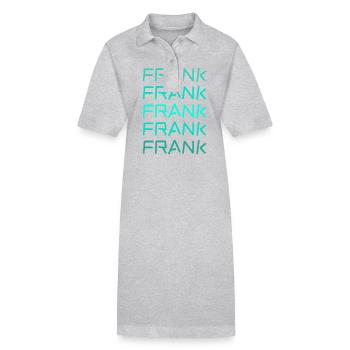 Geschenk für Frank - Stanley/Stella Frauen Bio-Polokleid PAIGER - Grau meliert - Vorne