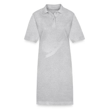 Koala - Robe polo bio PAIGER Stanley/Stella Femme - gris chiné - Devant