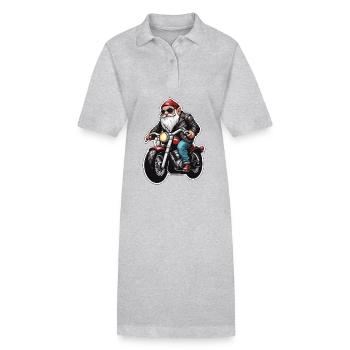 Gartenzwerg / Märchenland / Kobold / Gnom / Logo - Stanley/Stella Frauen Bio-Polokleid PAIGER - Schwarz - Vorne