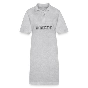 2025 - Robe polo bio PAIGER Stanley/Stella Femme - gris chiné - Devant