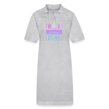 Habe Dere - Stanley/Stella Frauen Bio-Polokleid PAIGER - Grau meliert - Vorne