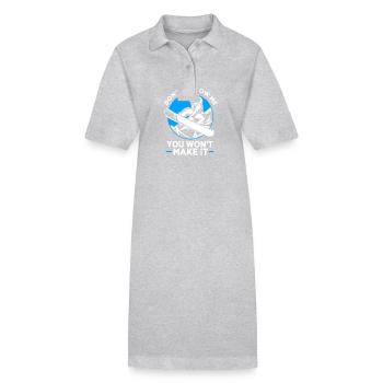 Snowboard Snowboard Vacances snowboard Snowboarders - Robe polo bio PAIGER Stanley/Stella Femme - gris chiné - Devant
