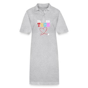Dialyse-Techniker - Stanley/Stella Frauen Bio-Polokleid PAIGER - Grau meliert - Vorne