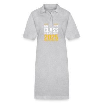 Classe de 2025 - Robe polo bio PAIGER Stanley/Stella Femme - gris chiné - Devant