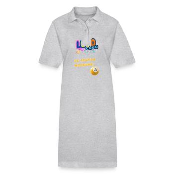 LOTO - BINGO - 3 - LE COUPLE MODERNE - Robe polo bio PAIGER Stanley/Stella Femme - gris chiné - Devant