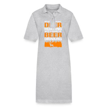 Jäger Jagen - Stanley/Stella Frauen Bio-Polokleid PAIGER - Grau meliert - Vorne