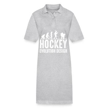 Eishockey - Stanley/Stella Frauen Bio-Polokleid PAIGER - Grau meliert - Vorne