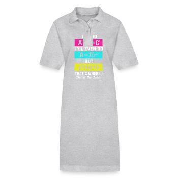 Mathematics - Stanley/Stella PAIGER Organic Women’s Polo Dress - heather grey - Front