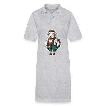 Lederhosen / Animal / Traditional costume / Tradition / Sheep - Stanley/Stella PAIGER Organic Women’s Polo Dress - black - Front