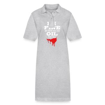 Essential oil - Stanley/Stella PAIGER Organic Women’s Polo Dress - heather grey - Front