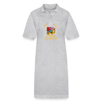 Ich habe meine Symptome online nachgeschlagen - Stanley/Stella Frauen Bio-Polokleid PAIGER - Grau meliert - Vorne