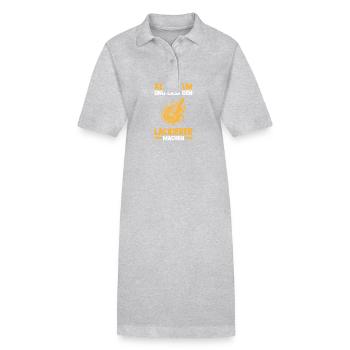 Car Painter Vehicle Painter Painter - Stanley/Stella PAIGER Organic Women’s Polo Dress - heather grey - Front