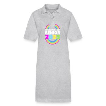 Classe de 2025 - Robe polo bio PAIGER Stanley/Stella Femme - gris chiné - Devant