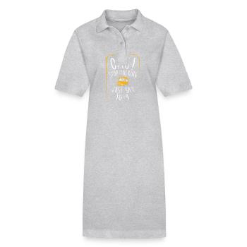 Schulbusfahrer Schulbus - Stanley/Stella Frauen Bio-Polokleid PAIGER - Grau meliert - Vorne