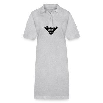 Polterabend 2024 - Stanley/Stella Frauen Bio-Polokleid PAIGER - Grau meliert - Vorne