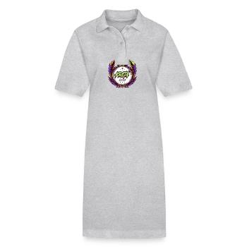 Kreta 2024 Bunt - Stanley/Stella Frauen Bio-Polokleid PAIGER - Grau meliert - Vorne