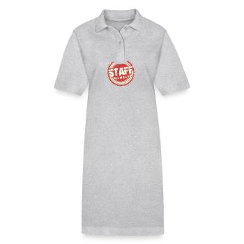 Membre du personnel - Robe polo bio PAIGER Stanley/Stella Femme - gris chiné - Devant