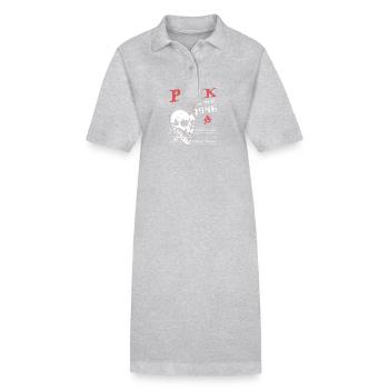 78 Jahre alt und immer noch Punk, Punks Not Dead, Punk - Stanley/Stella Frauen Bio-Polokleid PAIGER - Grau meliert - Vorne