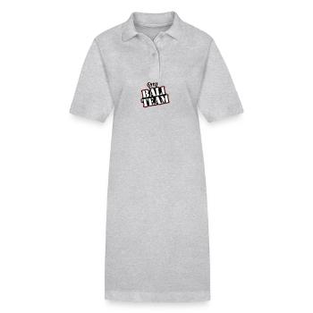 Bali Team - Stanley/Stella Frauen Bio-Polokleid PAIGER - Grau meliert - Vorne