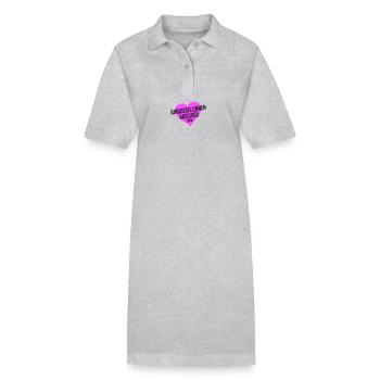 Junggesellinnenabschied Crew - Stanley/Stella Frauen Bio-Polokleid PAIGER - Grau meliert - Vorne
