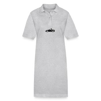 Sportauto Girl Turbo - Stanley/Stella Frauen Bio-Polokleid PAIGER - Grau meliert - Vorne