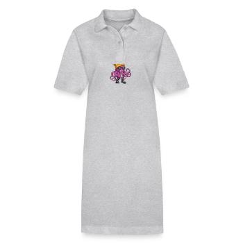 Oktopus Winter - Stanley/Stella Frauen Bio-Polokleid PAIGER - Grau meliert - Vorne