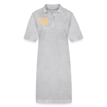 Chess Steal Your Girl Chess - Stanley/Stella PAIGER Organic Women’s Polo Dress - heather grey - Front