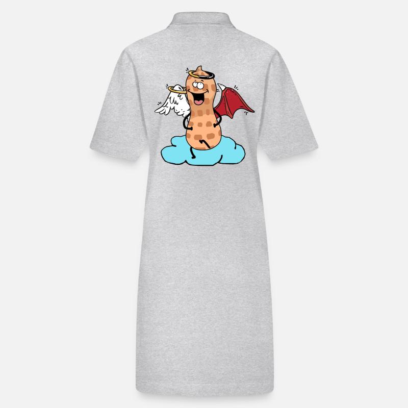 Céleste cacahuète ange petit diable nuage noix Robe polo bio PAIGER Stanley/Stella Femme