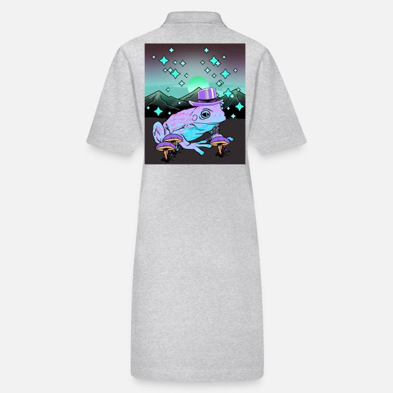 Magic Frog Frogs Toad Amphibian Occult Stanley/Stella PAIGER Organic Women’s Polo Dress