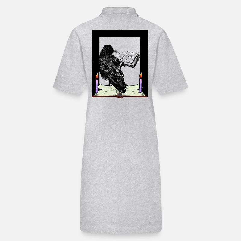 Raven Book Books Scholarly Learning Studying University Stanley/Stella PAIGER Organic Women’s Polo Dress