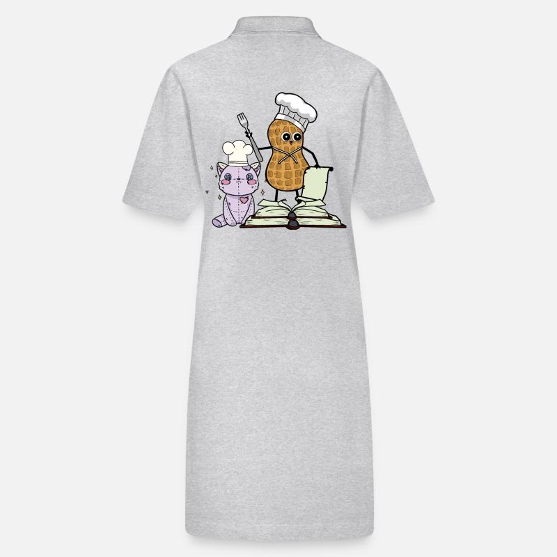 ERDNUSS KOCH FREUNDE KOCHEN Stanley/Stella Frauen Bio-Polokleid PAIGER