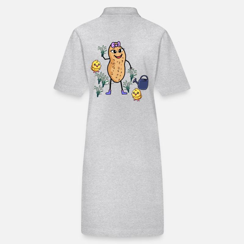 Cheerful Peanut Spring Snowdrop Garden Stanley/Stella PAIGER Organic Women’s Polo Dress