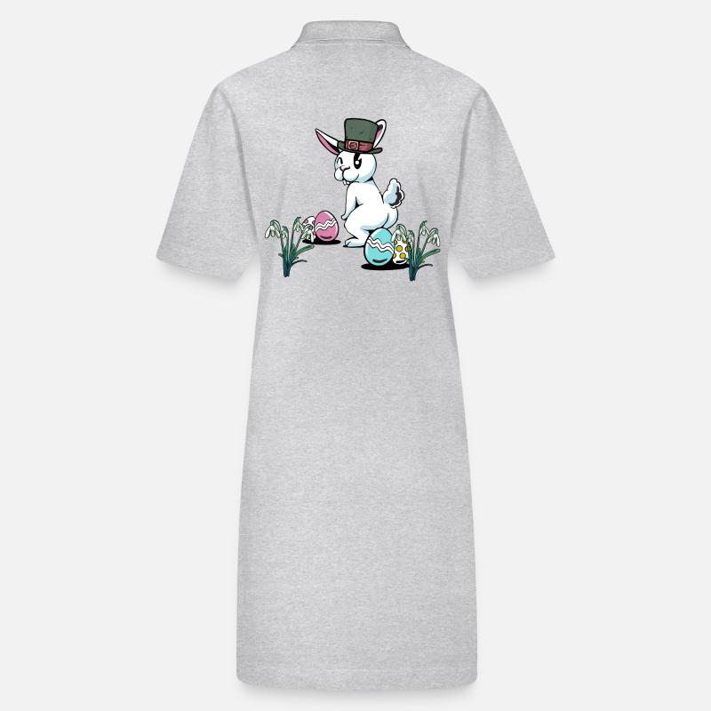 Easter Bunny Easter Easter Festival Easter Eggs Nest Child Stanley/Stella PAIGER Organic Women’s Polo Dress