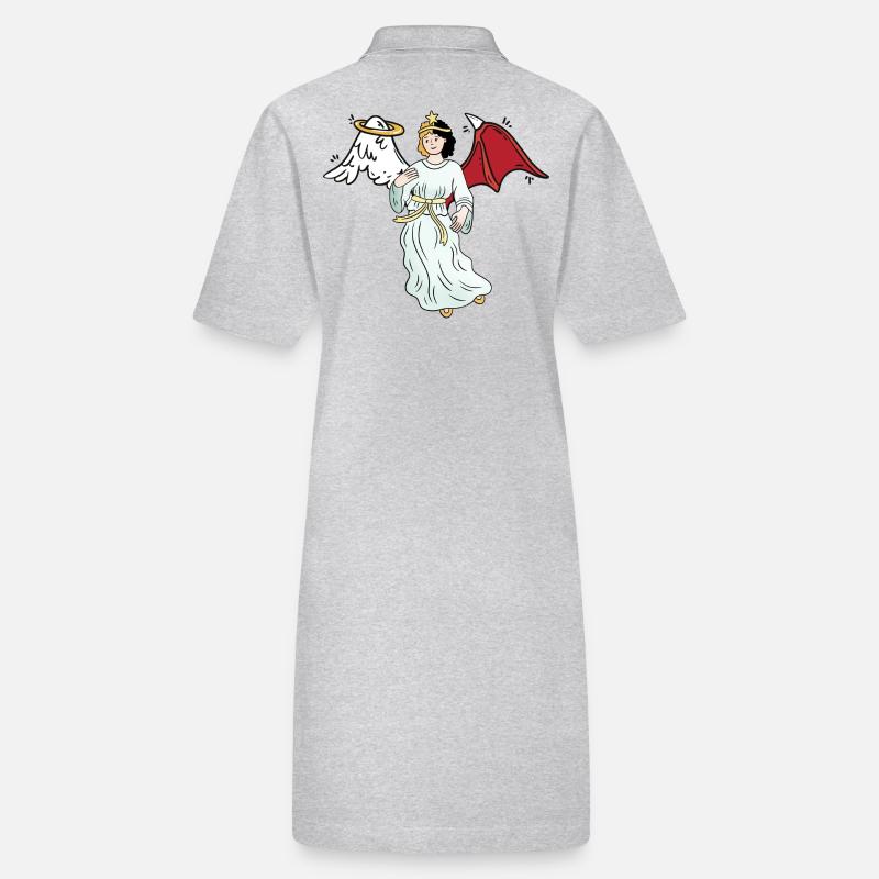 Angel Devil Good Evil Feelings Emotion Satan Dark Stanley/Stella PAIGER Organic Women’s Polo Dress