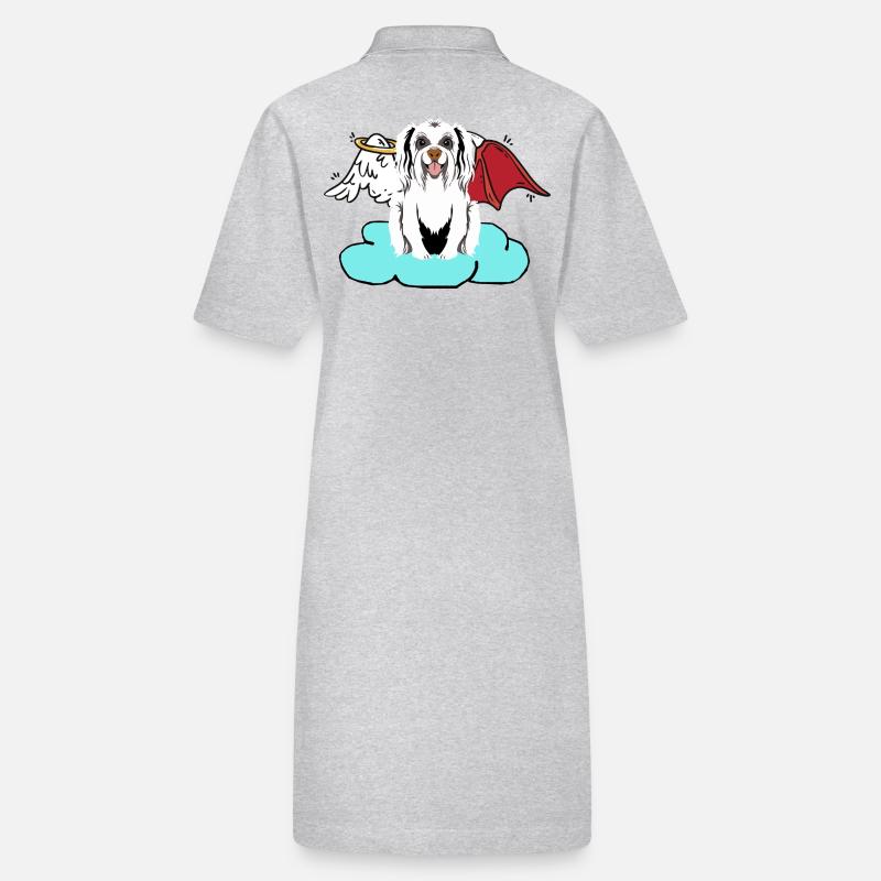 Céleste Satan Chien Hells Chien Diable Ange Robe polo bio PAIGER Stanley/Stella Femme