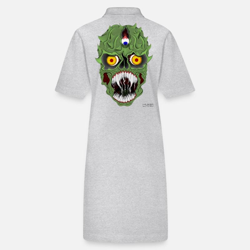 Zombie alien Stanley/Stella Frauen Bio-Polokleid PAIGER