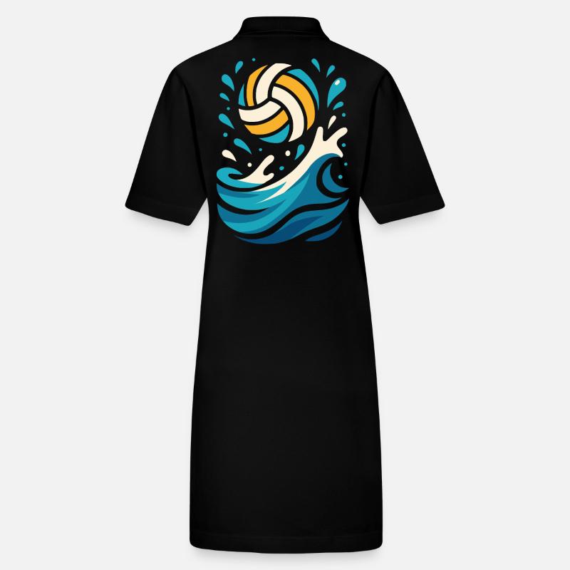 SuperSpike | Volley-ball Éclaboussures d’eau Robe polo bio PAIGER Stanley/Stella Femme