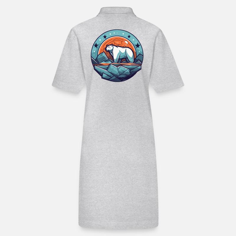 Der letzte Eisbär Stanley/Stella Frauen Bio-Polokleid PAIGER