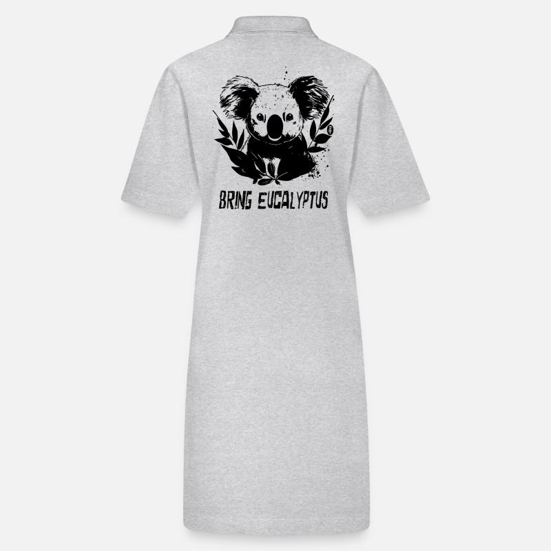 Bring eucalyptus! Koala Stanley/Stella PAIGER Organic Women’s Polo Dress