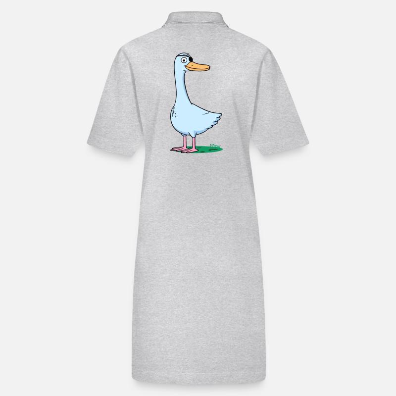 Die einäugige Gans Stanley/Stella Frauen Bio-Polokleid PAIGER
