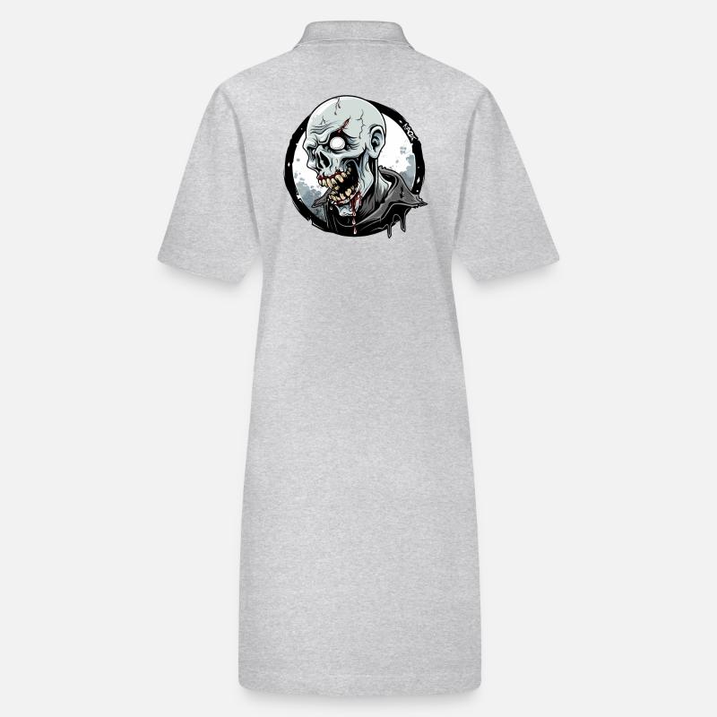 Dripping Zombie Nosferatu Vampire Stanley/Stella PAIGER Organic Women’s Polo Dress