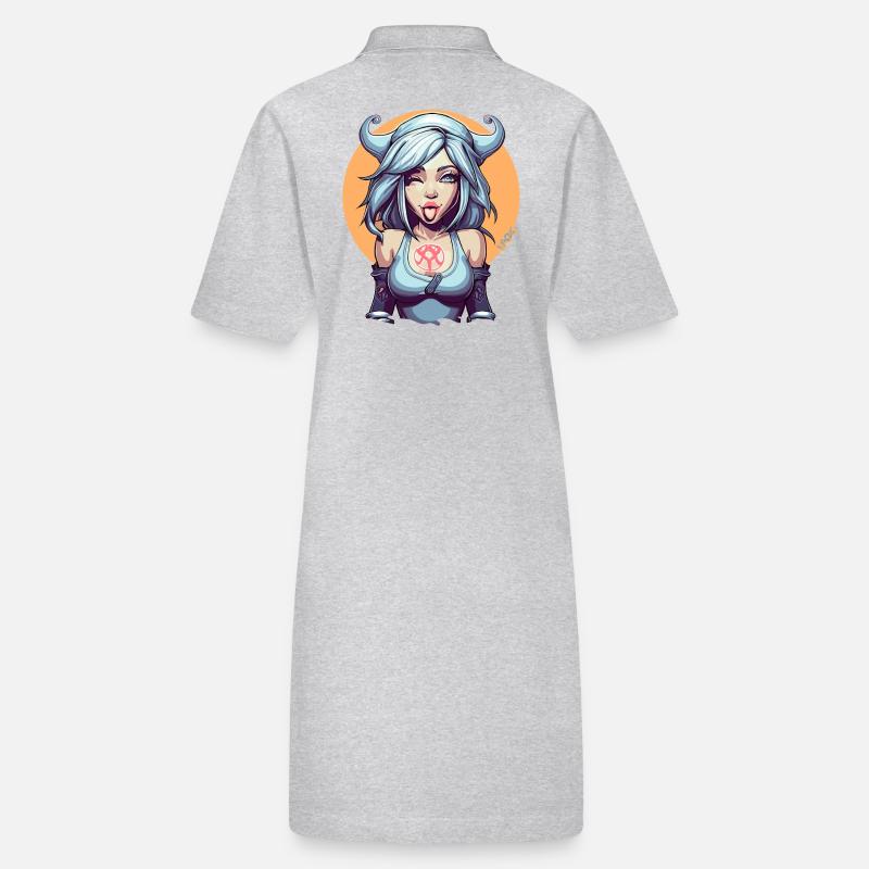 Die antike Göttin des Unfugs und der Streiche Stanley/Stella Frauen Bio-Polokleid PAIGER