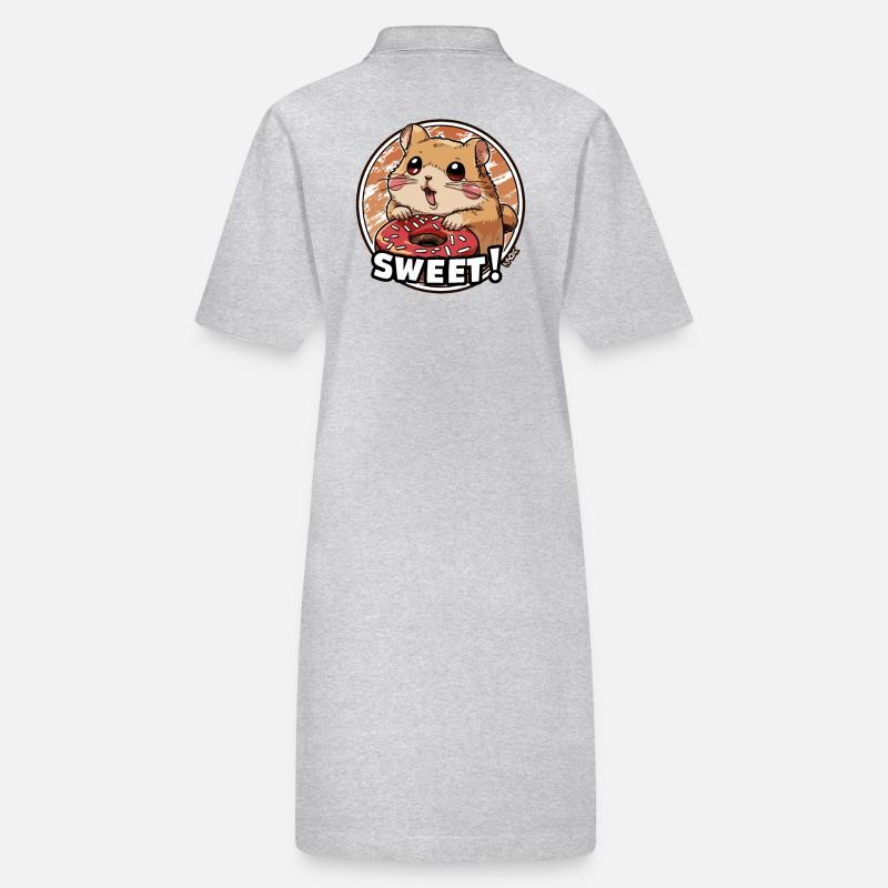 Un hamster super mignon et mignon Robe polo bio PAIGER Stanley/Stella Femme