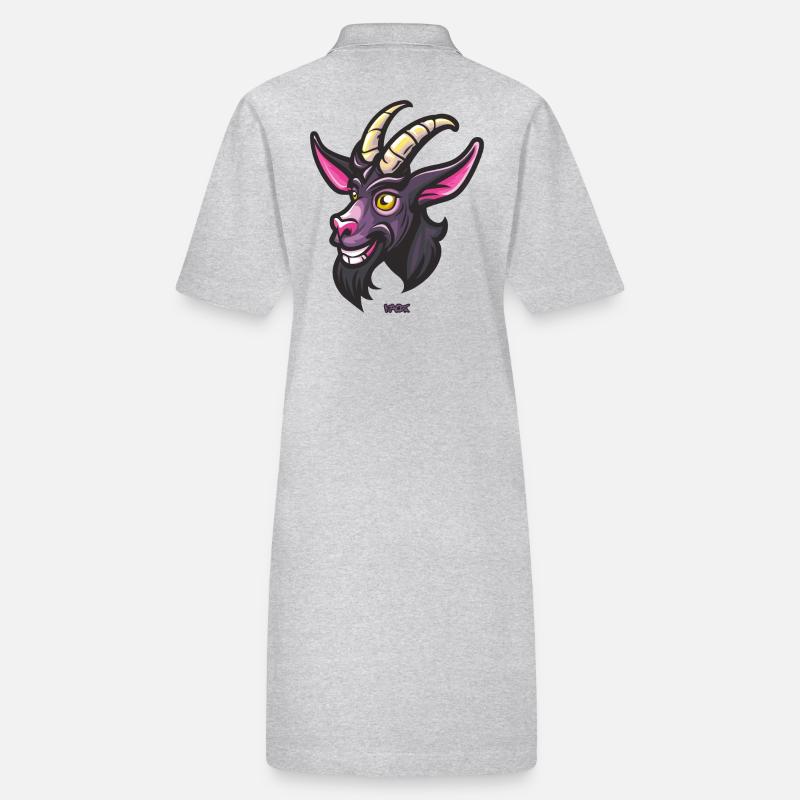 La Chèvre Maléfique Joyeuse Robe polo bio PAIGER Stanley/Stella Femme
