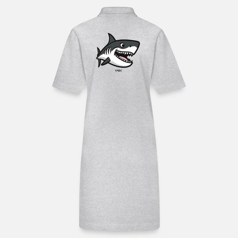 Drôle de requin idiot Robe polo bio PAIGER Stanley/Stella Femme