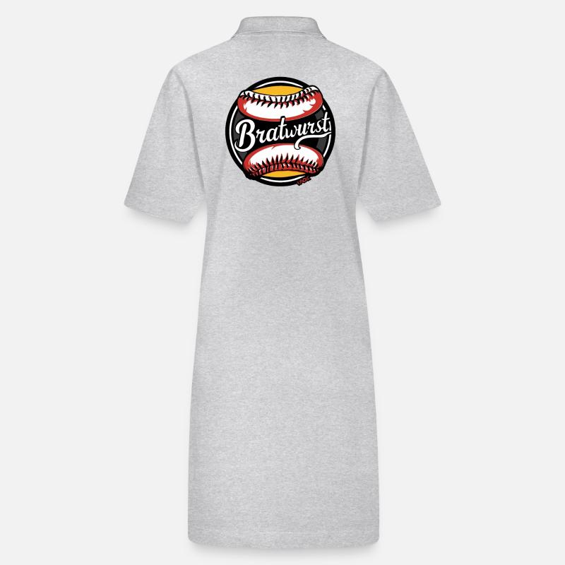Humour drôle : Bratwurst de baseball Robe polo bio PAIGER Stanley/Stella Femme