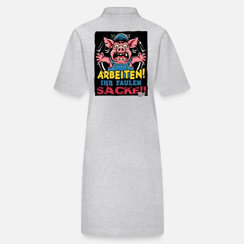 Foreman Pig, Working Her Lazy Sacks Stanley/Stella PAIGER Organic Women’s Polo Dress